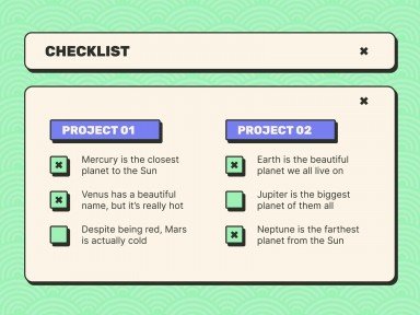 Little Pop-Up Windows Meeting presentation template 