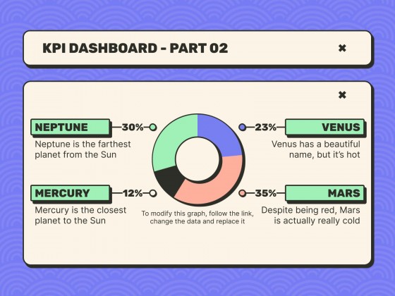 Little Pop-Up Windows Meeting presentation template 