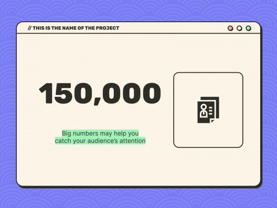 Little Pop-Up Windows Meeting presentation template 