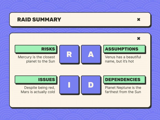 Little Pop-Up Windows Meeting presentation template 