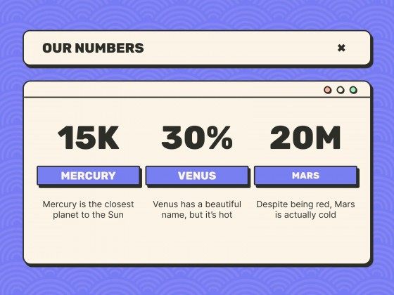 Little Pop-Up Windows Meeting presentation template 