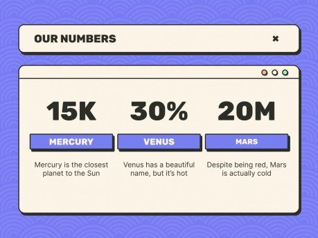 Little Pop-Up Windows Meeting presentation template 