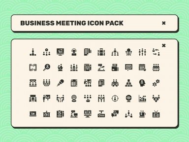 Little Pop-Up Windows Meeting presentation template 