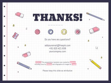 Planificateurs avec des gommes pour le lycée Modèles de présentation