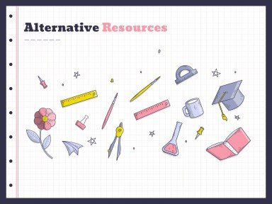 Planificateurs avec des gommes pour le lycée Modèles de présentation