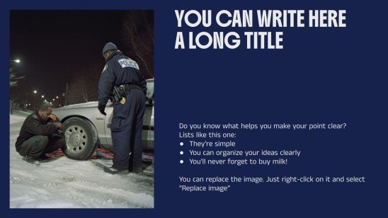 Gemeindepolizei Präsentationsvorlage