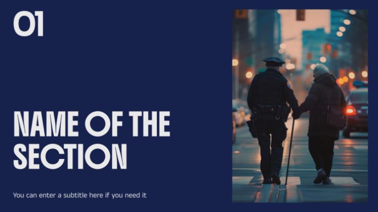 Gemeindepolizei Präsentationsvorlage