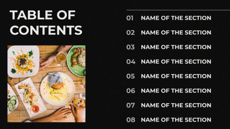 Tag der Kulinariker Präsentationsvorlage