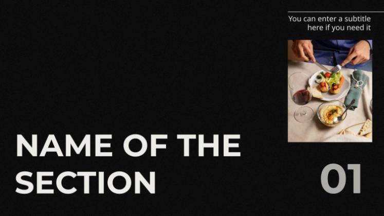 Tag der Kulinariker Präsentationsvorlage