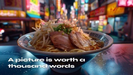 Asiatisches Streetfood Präsentationsvorlage