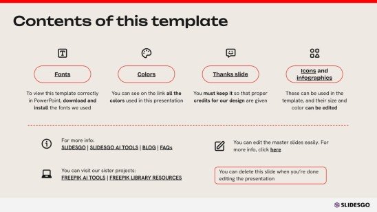 Asian Street Food presentation template 