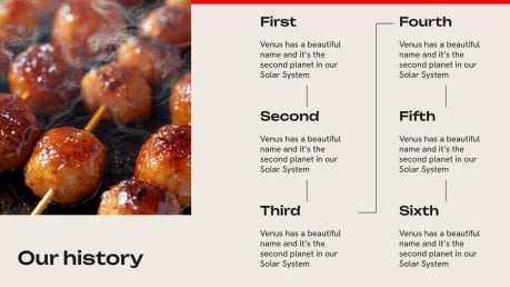 Asian Street Food presentation template 