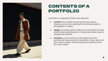 Portfolio de marque personnelle Modèles de présentation