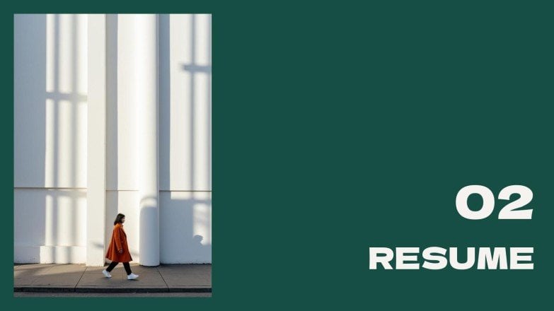 Portfolio de marque personnelle Modèles de présentation