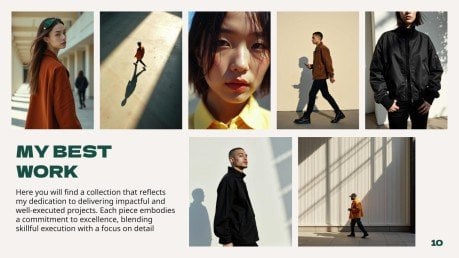 Portfolio de marque personnelle Modèles de présentation