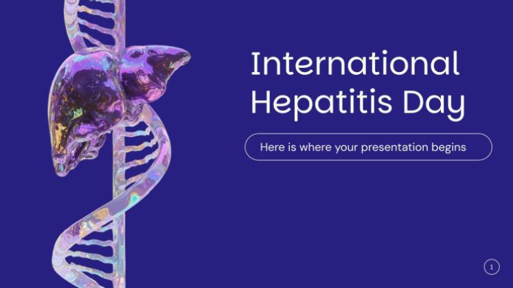 Modelo de apresentação Dia Internacional da Hepatite
