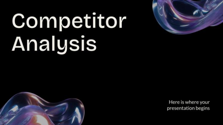 경쟁사 분석 프레젠테이션 템플릿