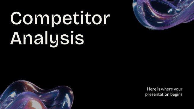 경쟁사 분석 프레젠테이션 템플릿