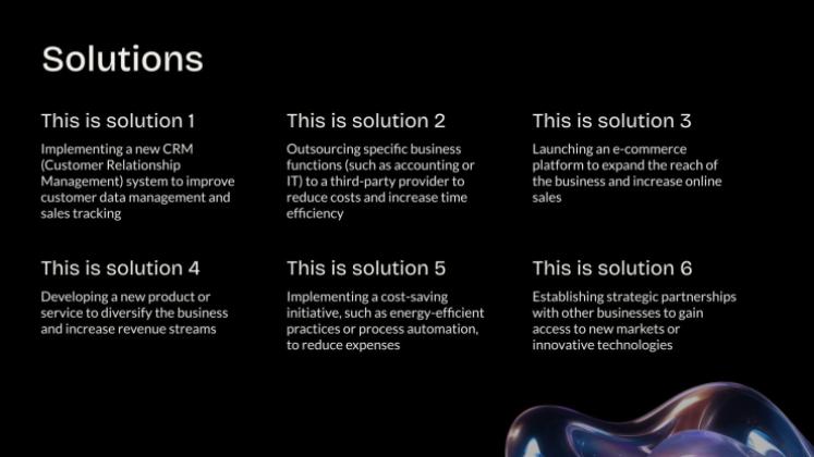 경쟁사 분석 프레젠테이션 템플릿