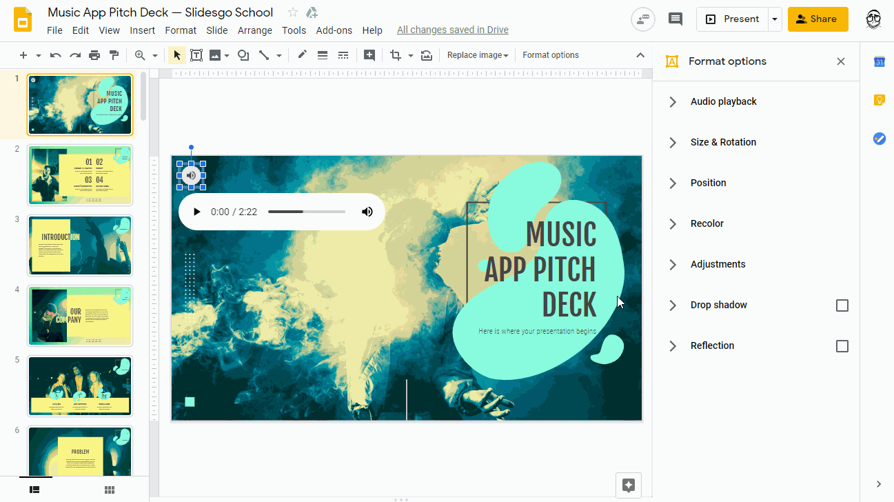 How To Get An Audio File On Google Slides