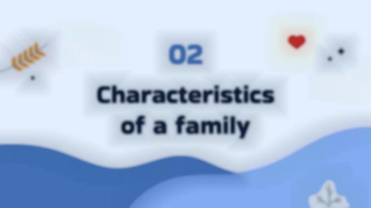 Types of Families presentation template 