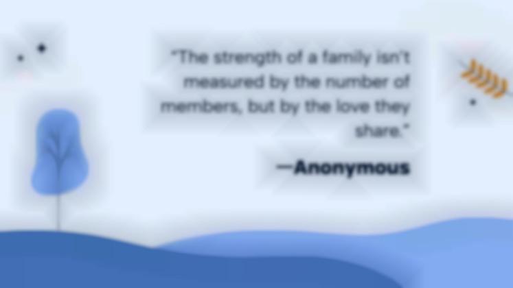 Types of Families presentation template 