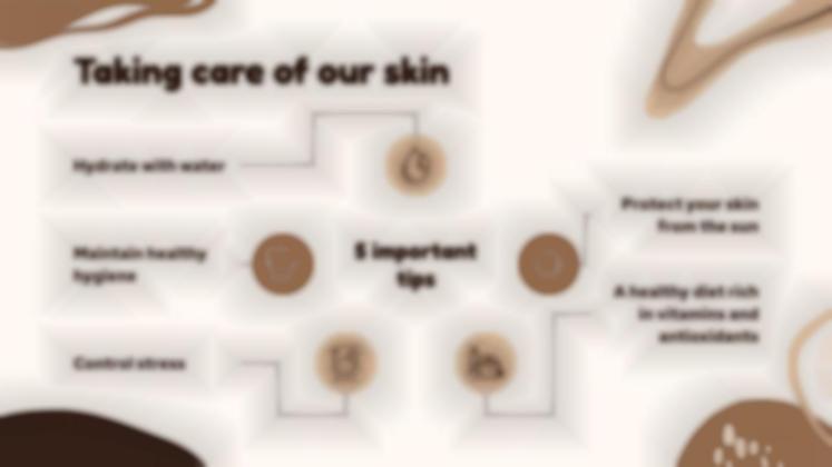 The Largest Organ of the Body: The Skin presentation template 