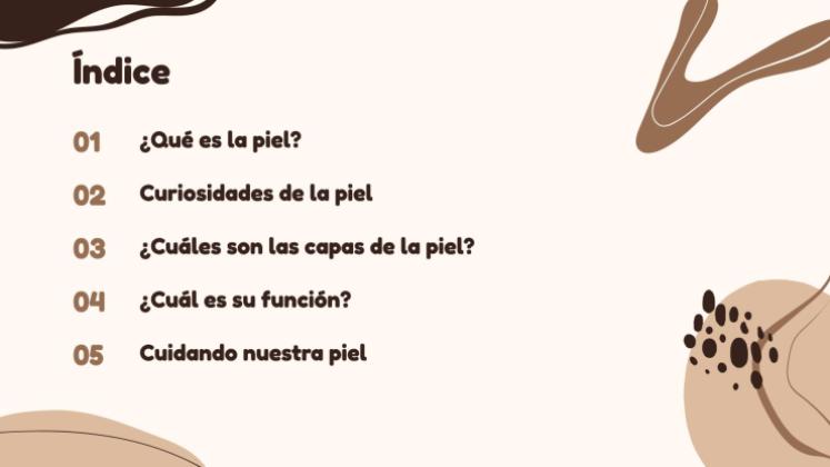 Plantilla de presentación El órgano más grande del cuerpo: la piel