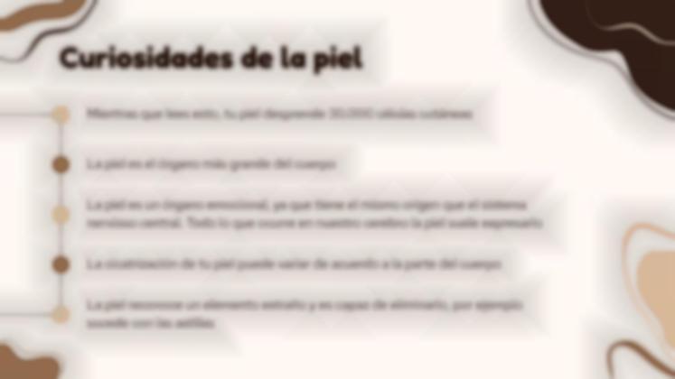 Plantilla de presentación El órgano más grande del cuerpo: la piel