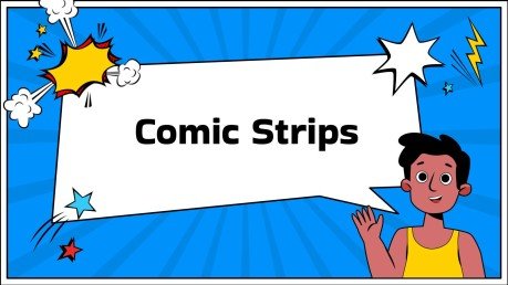 코믹 스트립 프레젠테이션 템플릿