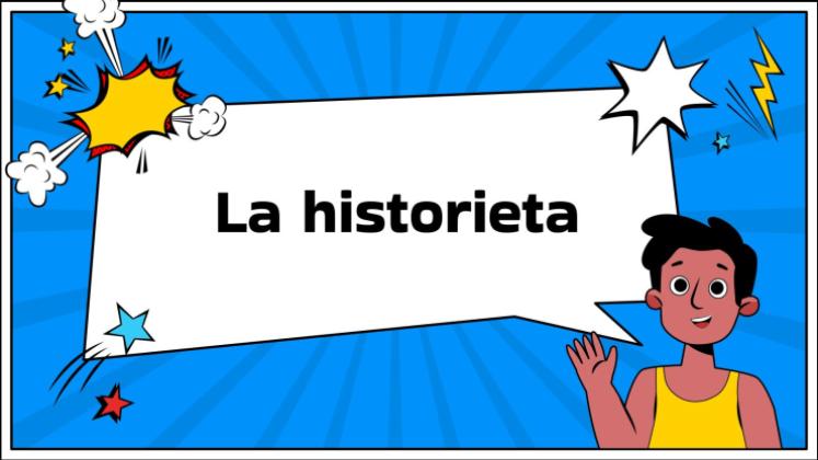 Plantilla de presentación La historieta