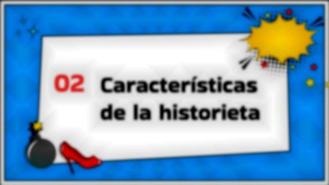 Plantilla de presentación La historieta