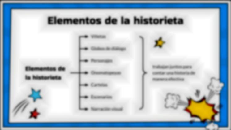 Plantilla de presentación La historieta