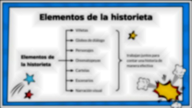 Plantilla de presentación La historieta