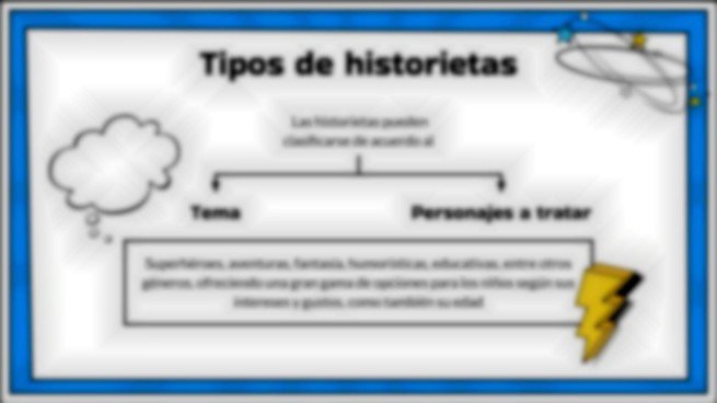 Plantilla de presentación La historieta