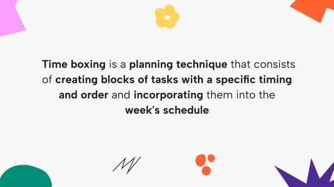 Timeboxing Step by Step presentation template 