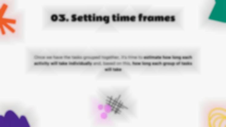 Timeboxing Step by Step presentation template 