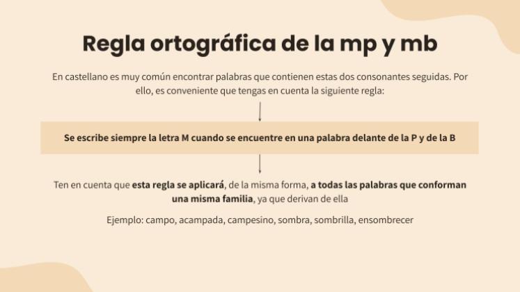 Plantilla de presentación Ortografía mp y mb
