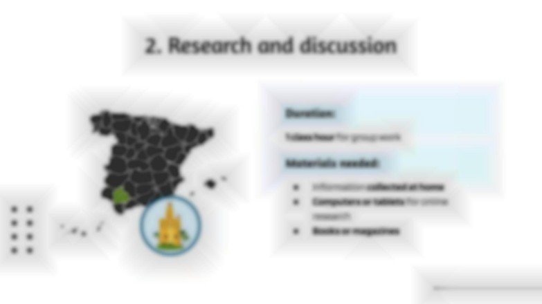 스페인 도시: 방탈출 활동 프레젠테이션 템플릿