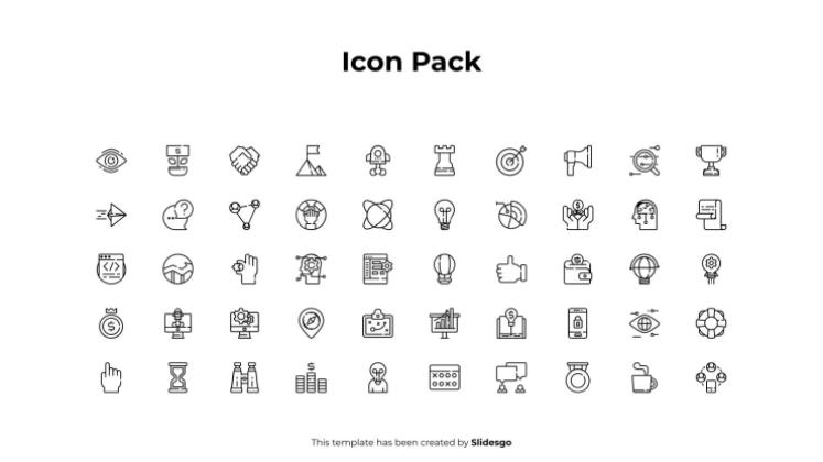 Infografiken zu Grundwerten Präsentationsvorlage