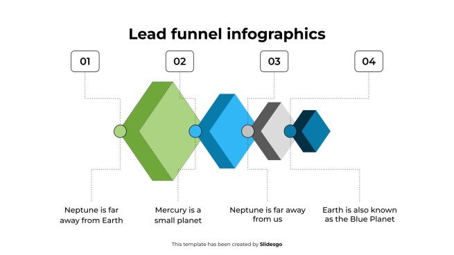Lead Funnel Infographics presentation template 