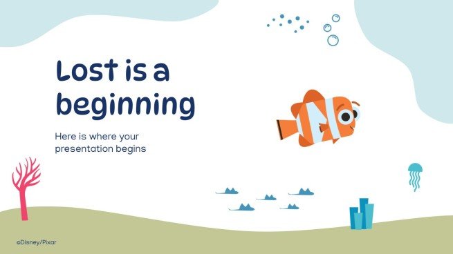 Findet Nemo Präsentationsvorlage