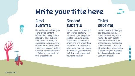 Findet Nemo Präsentationsvorlage