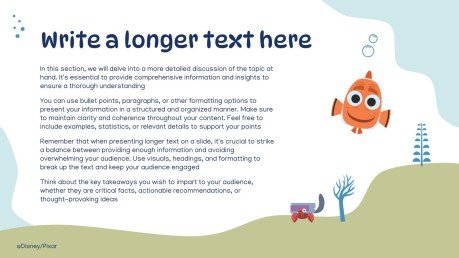 Findet Nemo Präsentationsvorlage