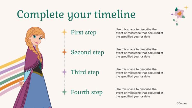 Plantilla de presentación Frozen: Elsa y Anna