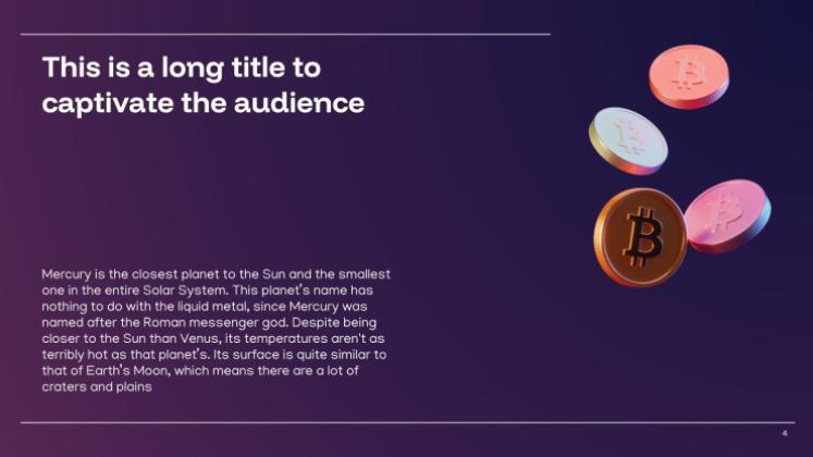 Modelo de apresentação Criptomoeda