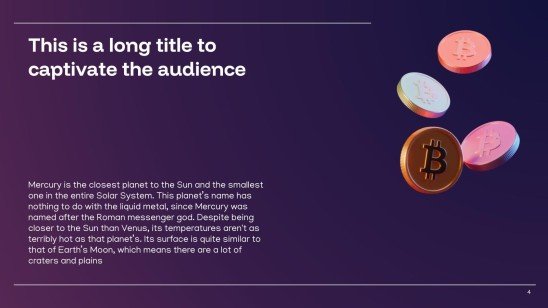 Modelo de apresentação Criptomoeda