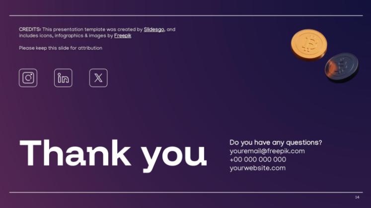 Modelo de apresentação Criptomoeda