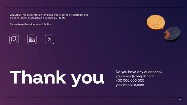 Modelo de apresentação Criptomoeda