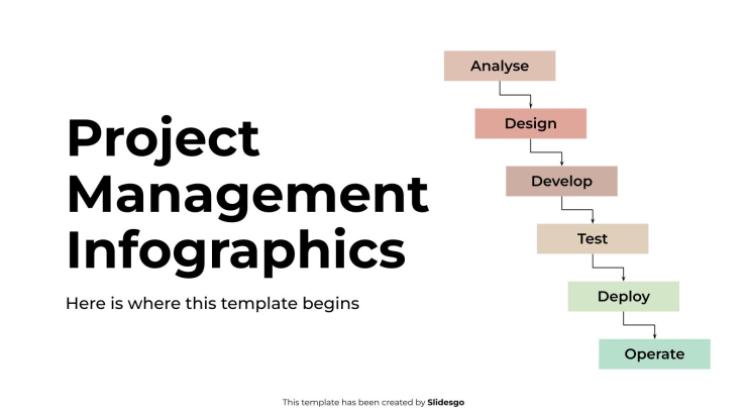 Project Management Infographics presentation template 